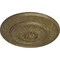 Ekena Millwork Floral Ceiling Medallion, Hand-Painted Mississippi Mud Crackle, 23 1/2"OD x 2 3/4"P CM23FLMMC - alternate 2